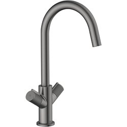 Bristan / Bristan Fern Easyfit Mono Sink Mixer Kitchen Tap Gun Metal