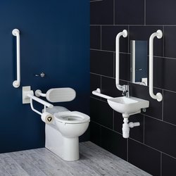 Armitage Shanks / Armitage Shanks Contour 21+ Doc M Back To Wall Pack Right Hand White Rails