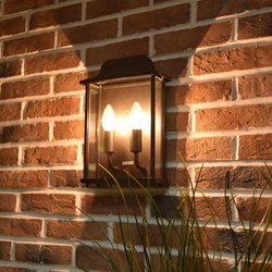 Lutec / Lutec Holly Wall Light E14 IP44 Matt Black