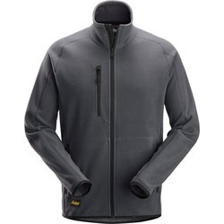 Snickers Workwear / Snickers Black Polartec® Shed Less Fleece Jacket Steel Grey XXLarge