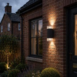 Eglo / Eglo Castelnuovo GU10 Modern Outdoor Wall Light IP65 Black