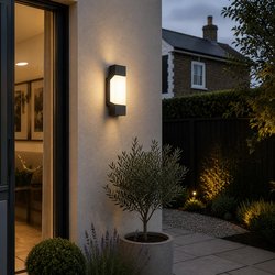 Eglo / Eglo Gorzano LED Outdoor Wall Light IP44 Black