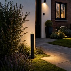 Eglo / Eglo Castelnuovo GU10 Modern Outdoor Floor Light IP65 Black