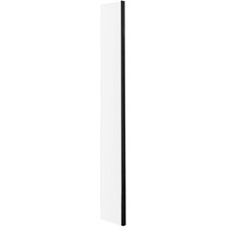 Nuie / nuie Semi-Frameless 250mm Wetroom Return Screen Matt Black