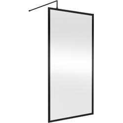 Nuie / nuie 1000mm Outer Frame Wetroom Screen Matt Black