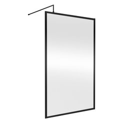 Nuie / nuie 1200mm Outer Frame Wetroom Screen Matt Black