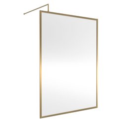 Nuie / nuie 1400mm Outer Frame Wetroom Screen Brushed Brass