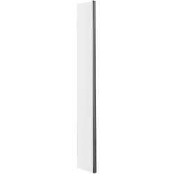 Nuie / nuie Frameless 250mm Wetroom Panel Brushed Pewter