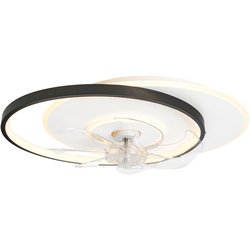 BHS / BHS Ingram LED Dimmable Fan Ceiling Light Black