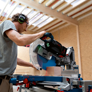 Bosch 18V Bi Turbo Brushless 305mm Mitre Saw GCM 18V 305 Cross Cut Body Only Toolstation
