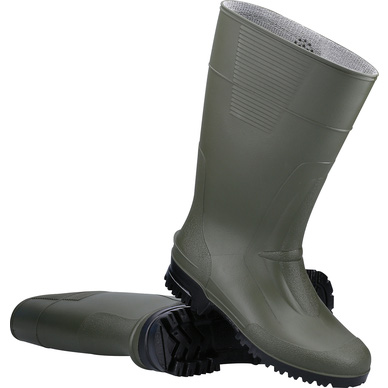 PVC Non Safety Wellington Boots Green Size 10 Toolstation