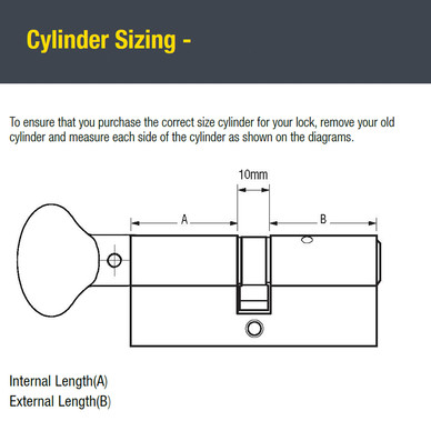 Yale Superior Anti-Snap Euro Cylinder - 40/50 (90mm), Nickel (with 3