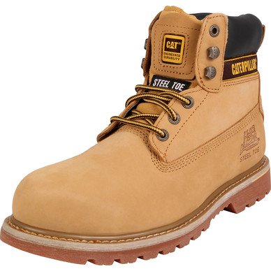 Caterpillar Holton Safety Boots Honey Size 11 Toolstation