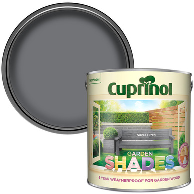 Cuprinol Garden Shades Exterior Paint 2.5L Silver Birch | Toolstation