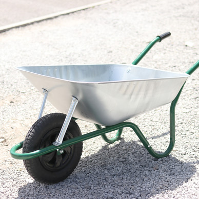 Easiload galvanised wheelbarrow 85l puncture proof wheel sales