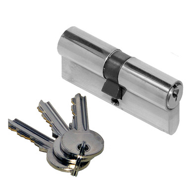 ASEC Vital 6 Pin Double Euro Dual Finish Snap Resistant Cylinder | Halls Of Cambridge