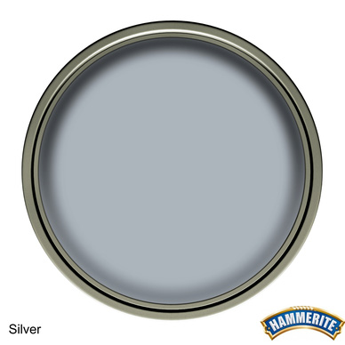 Hammerite Metal Paint Smooth Silver Toolstation