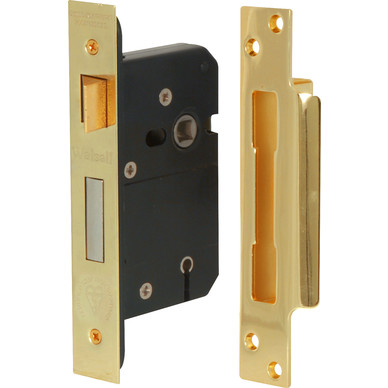 Bs 5 Lever Mortice Sashlock 76mm Brass 