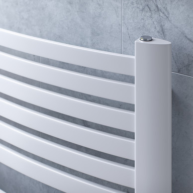 Ximax Windsor Designer Towel Radiator 1215 x 580mm 2034Btu White Toolstation