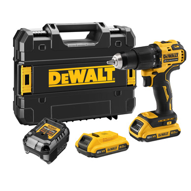 DeWalt DCD709D2T GB 18V XR Brushless Compact Combi Drill 2 x 2.0Ah Toolstation