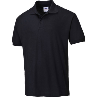 Plain black polo shirt womens online