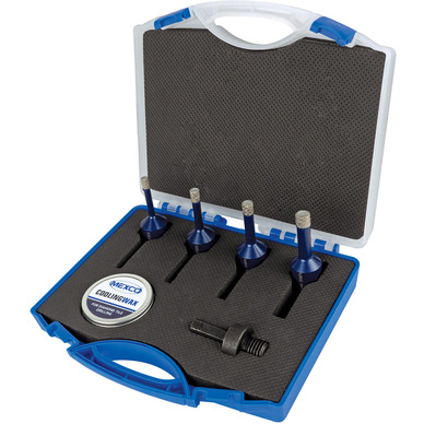 Mexco TDXCEL Diamond Tile Drill Bit Set Toolstation