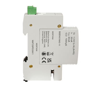 Wylex Tipo 2 Scaricatore Sovratensioni NHSPD4621T2 L/N/PE – Protezione 40kA