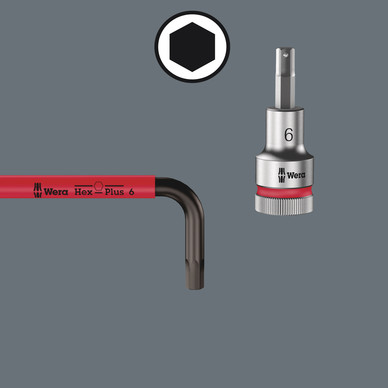 Wera Ball End Multi Colour Hex Key Set Toolstation