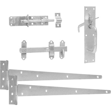 Gatemate Side Gate Fixing Kit With Suffolk Latch – Steel – Various Finishes