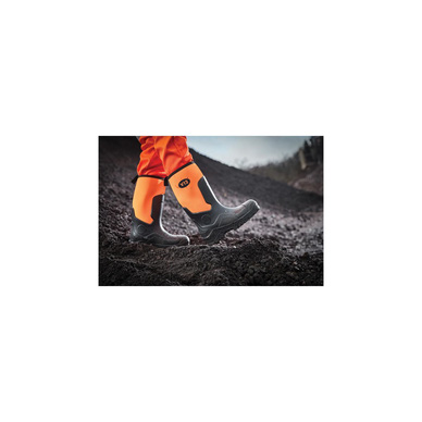 V12 Groundworker Safety Wellington Boots Orange/Black Size 13