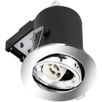 National Lighting Recessed LED Ceiling Spotlight – GU10 Fire Rated, Dimmable, IP20