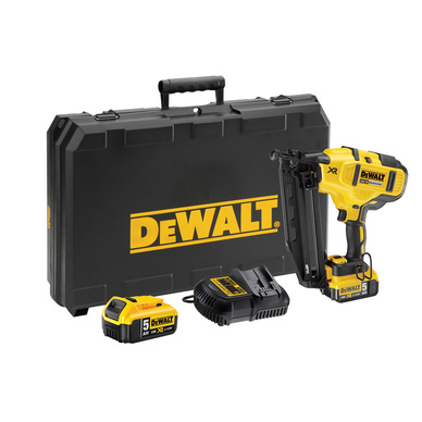 DeWalt 18V XR Brushless 16Ga Second Fix Nailer 2 x 5.0Ah Toolstation