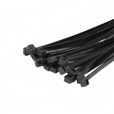 LogiLink Cable Tie Set - 300 Pieces, Assorted Colors (Black, Red, Green, Blue, Yellow, White) & Lengths