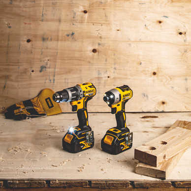 DeWalt DCK266M2T GB 18V XR Cordless Brushless Combi Drill Impact Driver Twin Pack 2 x 4.0Ah Toolstation