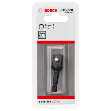 Bosch Socket Adapter 1 4 to 1 2 Square Toolstation