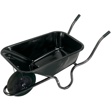 Draper Metal Tray Contractors Wheelbarrow 85L | Toolstation