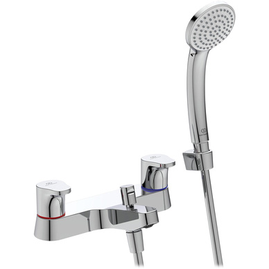 Ideal Standard Cerabase Dual Control Bath Shower Mixer Tap Chrome ...