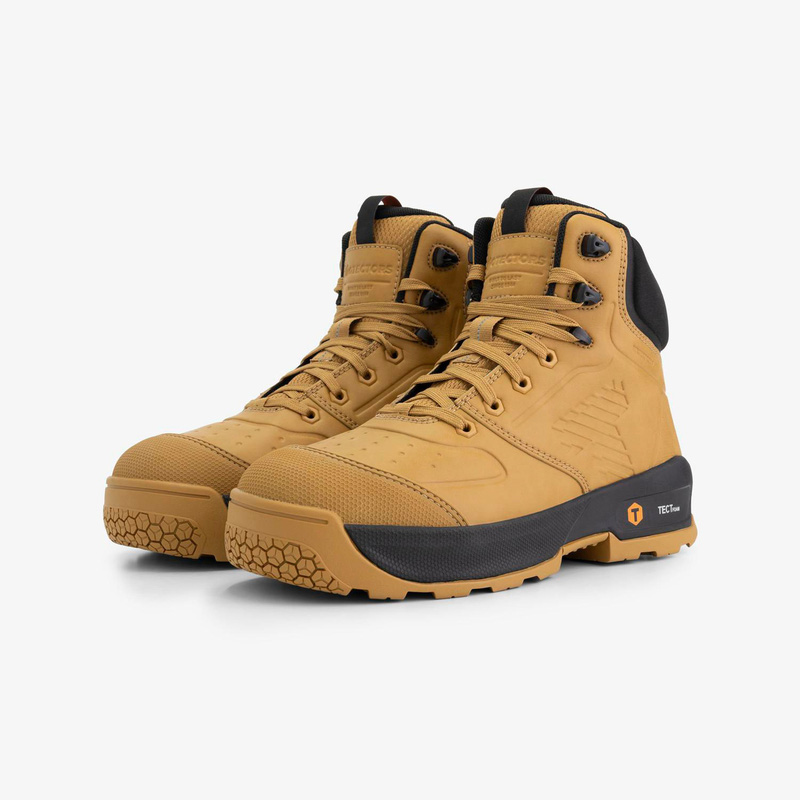 Image of Totectors Williams AT Waterproof Safety Boots in Wheat, Size 12 Rubber 752351120 Workwear & Safety > Safety Boots