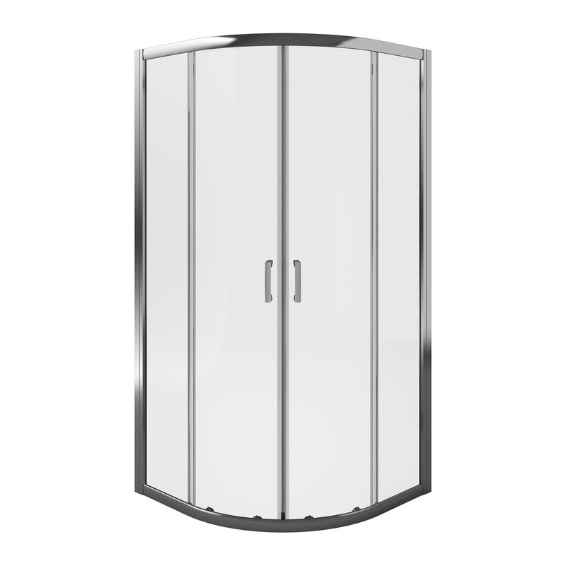Aqualux Framed 8mm 2 Door Quadrant Shower Enclosure 900x900mm Toolstation