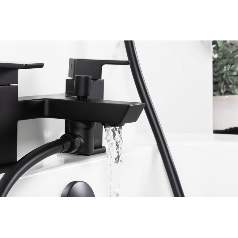 Bristan Cobalt Taps Black Bath Shower Mixer Toolstation