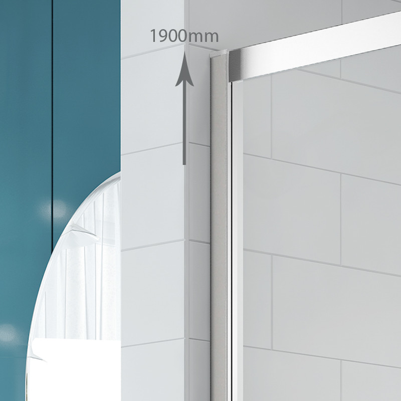 Merlyn NIX Sliding Shower Enclosure Door 1100mm Toolstation