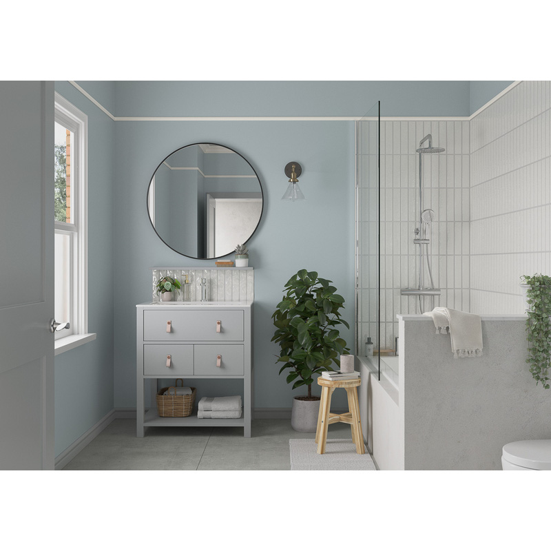 coastal grey bathroom paint