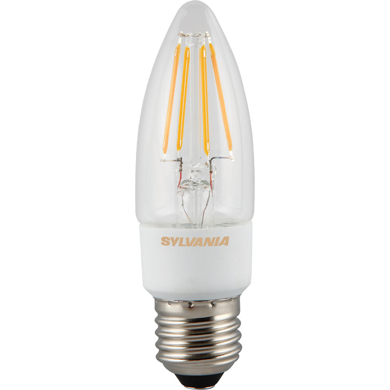 Sylvania LED Filament Effect Dimmable Candle Lamp