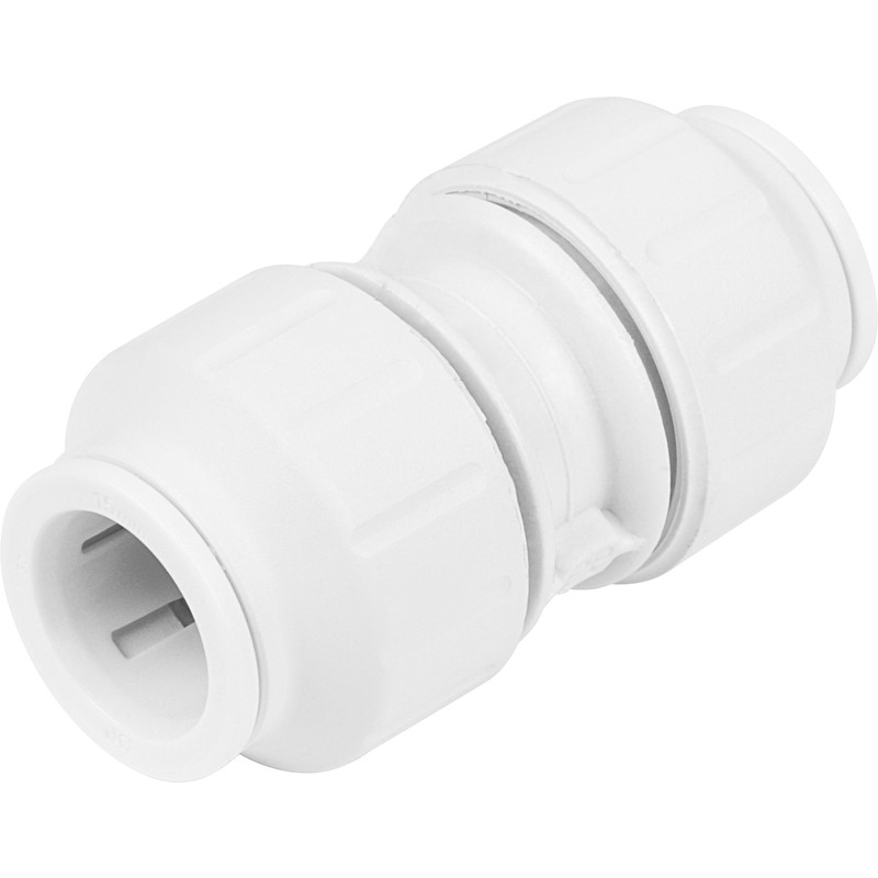 28mm Straight Connector JG Speed FIT POLY PIPE PEM0428WP 