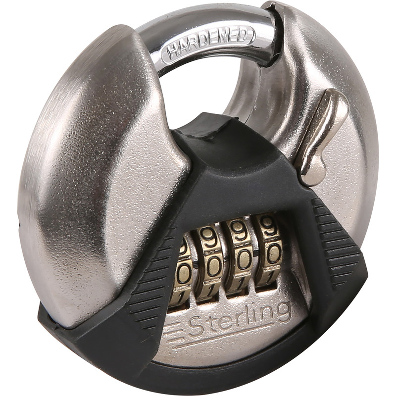 Sterling Combination Stainless Steel Disc Padlock