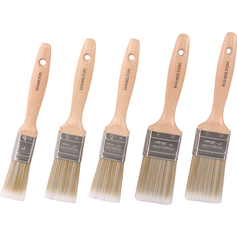 FREEPOST NEW Hamilton Prestige Synthetic Paintbrush Set UK SELLER 