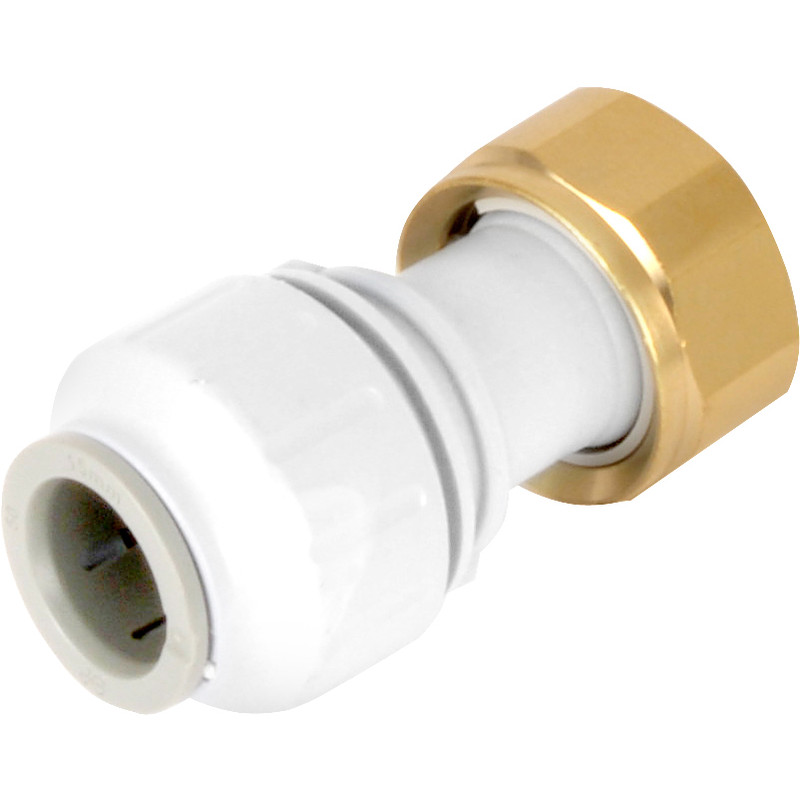 Wall Connectors PACK OF 2 Straight 1/2" x 15mm