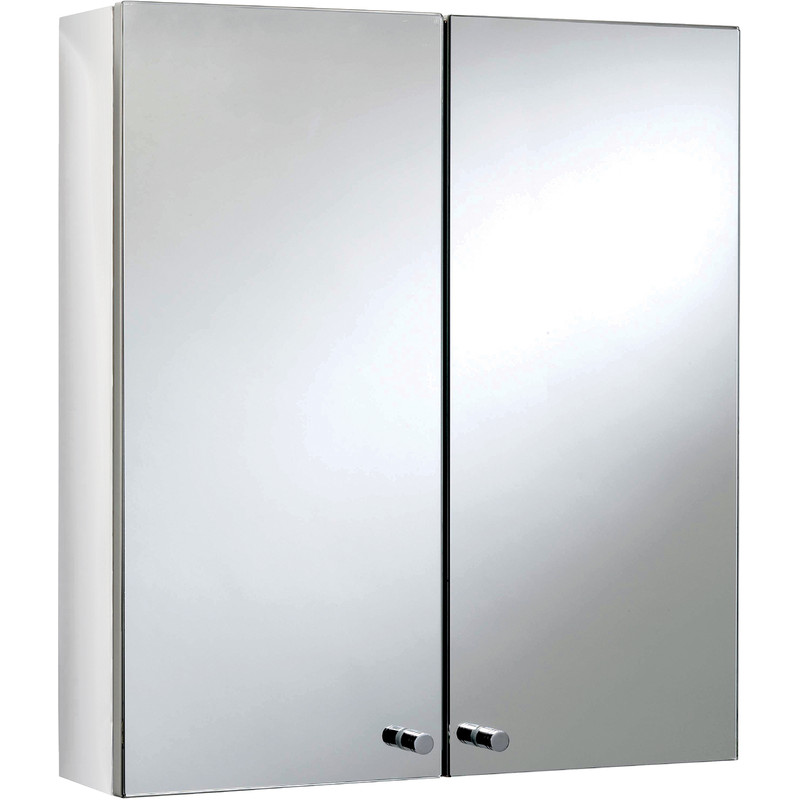 Croydex Double Door Stainless Steel Bathroom Cabinet
