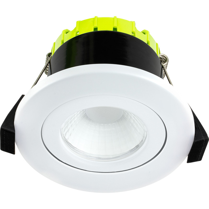 Luceco FType Compact Adjustable Integrated Dimmable 6W Fire Rated IP20 Downlight