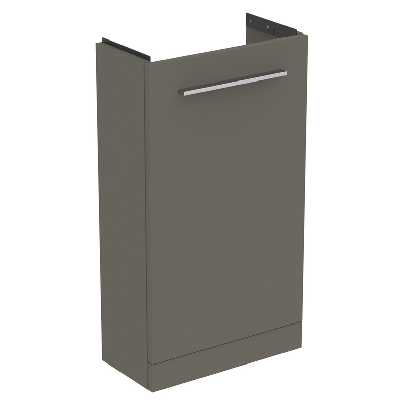 Ideal Standard i.life S Compact Cloakroom Wall Hung Unit with Basin Matt Quartz Grey